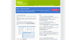 Desktop Screenshot of ehour.net