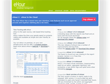 Tablet Screenshot of ehour.net